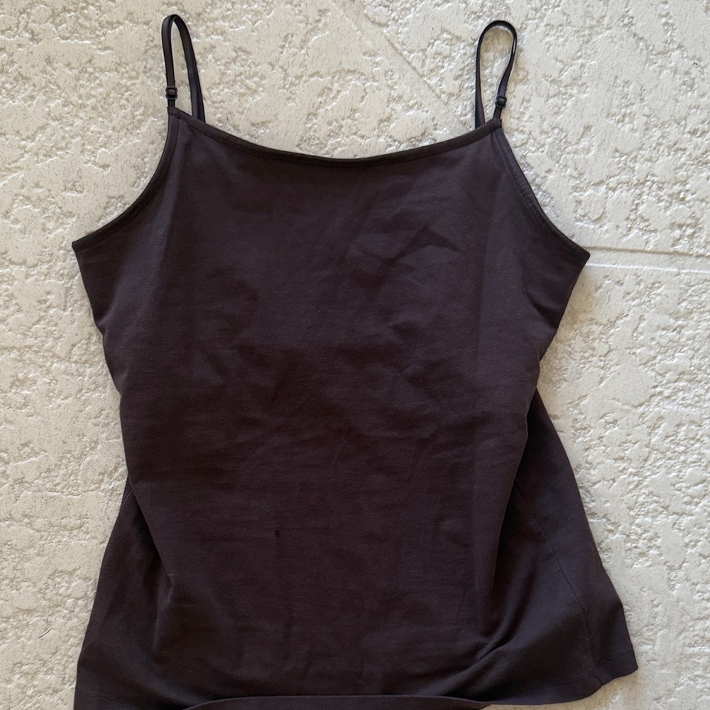 2 a Tee Cami Dark Brown Women's Camisole size small